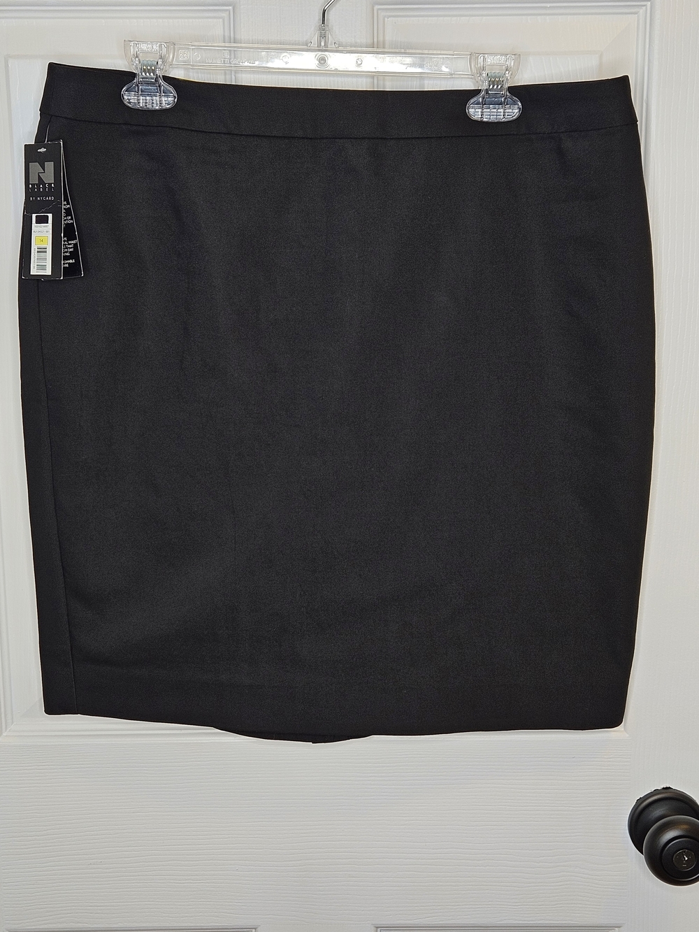 NWT Nygard Black Label Black Pencil Skirt Plus Size 14 Classic